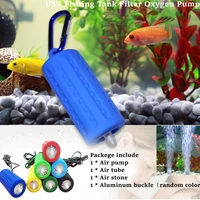 7colors 5v dc usb oxygen pump portable aquarium tank accessories ultra silent filter air compressor fishing gear interface cable