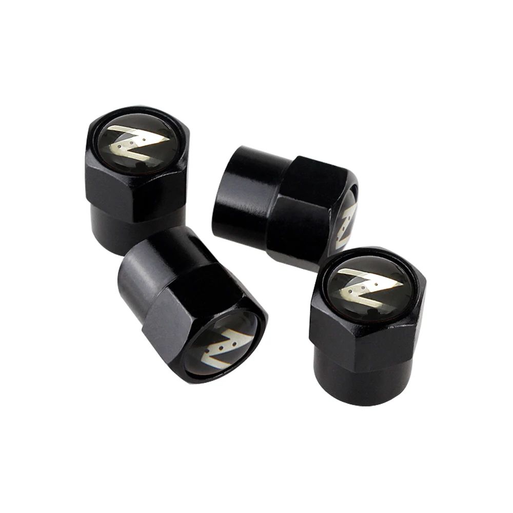 

4 шт. универсальные колпачки клапанов автомобильных колес из металлического сплава, Стайлинг для модели Qashqai Leaf Juke Tiida Sentra Versa X-trail