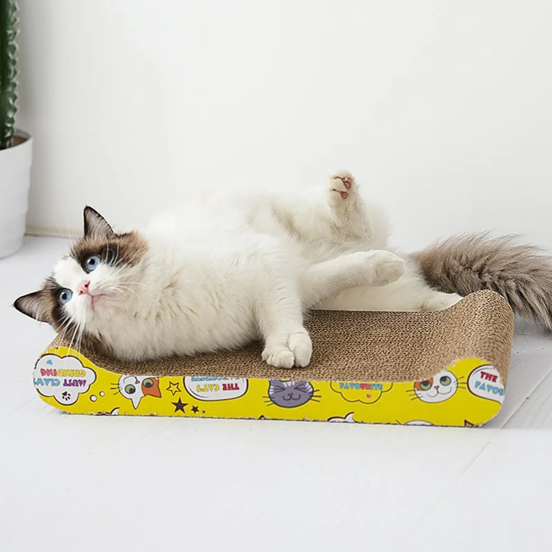 

Cat scratch board cat toy scraper paw grinder corrugated wear-resistant