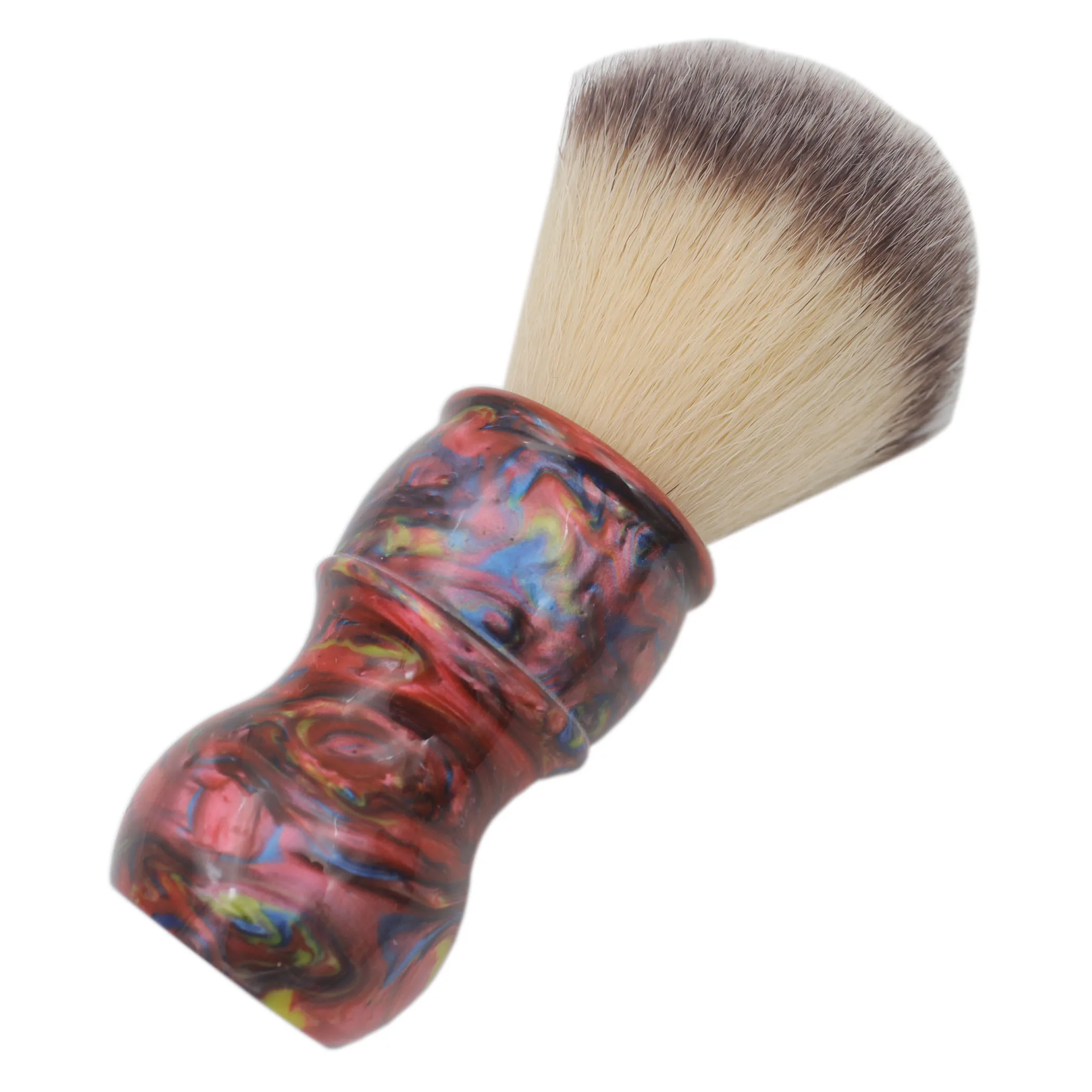 Красочная полимерная ручка vigshave мягкая синтетическая щетка для бритья мужчин