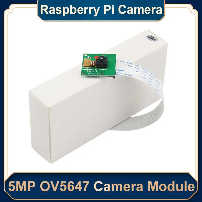 

5MP Raspberry Pi 4 Mini Camera 1080P 720P OV5647 Webcam + 15cm FFC Video Camera Module for Raspberry Pi 4 3 Model B 3B Plus 2B