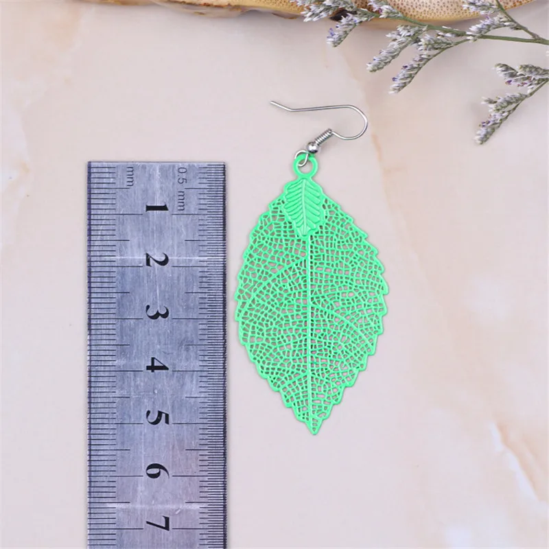 Новые Модные Красочные Висячие серьги из филиграни для женщин модные