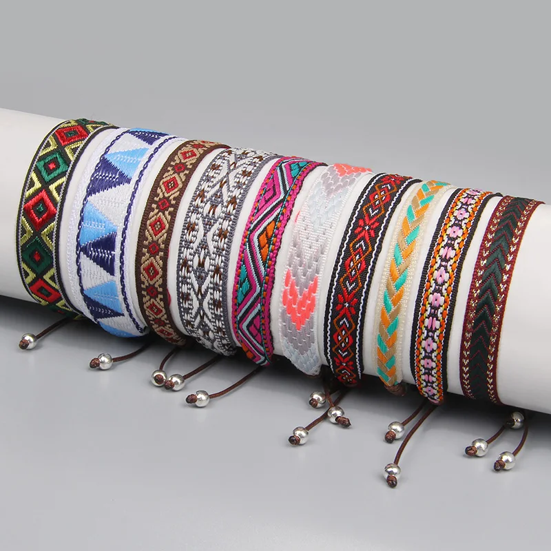 Браслет дружбы в стиле ретро бохо яркий веревочный браслет для женщин и мужчин