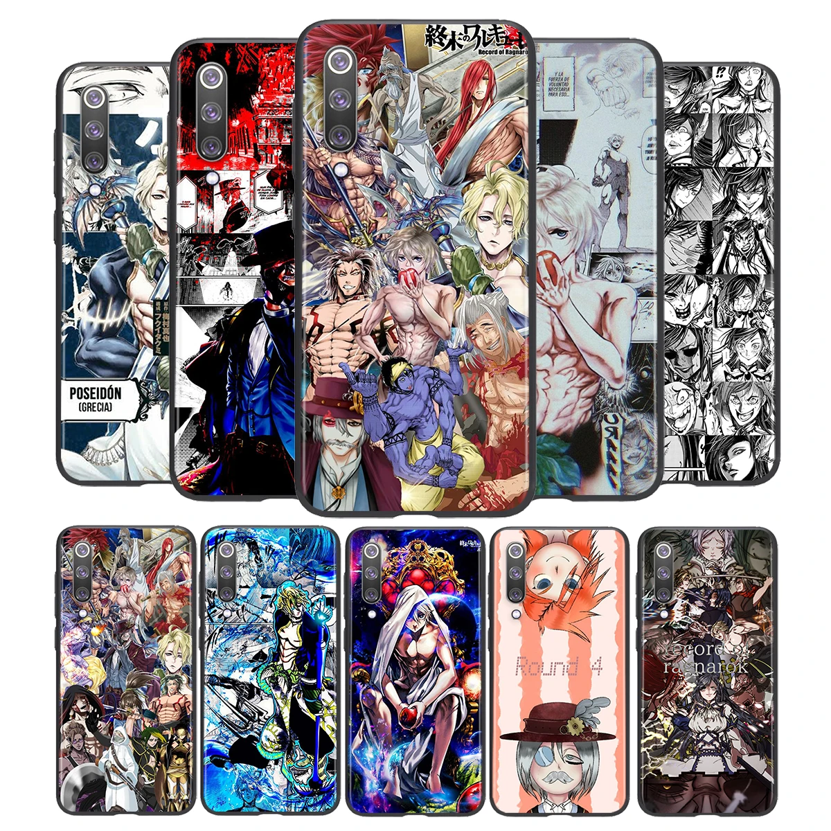 

Anime Record Ragnarok For Xiaomi Mi 11i 11 10T 10 9T 9 A3 8 Lite CC9 SE Note10 Lite Ultra Pro Black Soft Phone Case