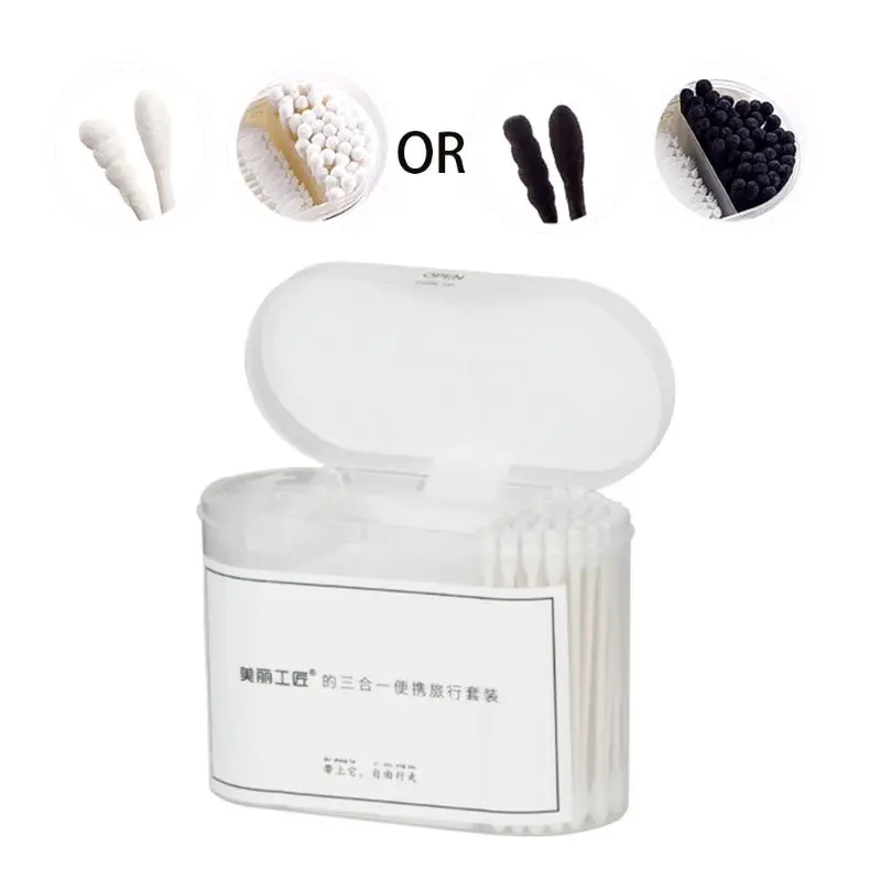 3-в-1 путешествия Портативный средство для снятия макияжа с дорожный набор