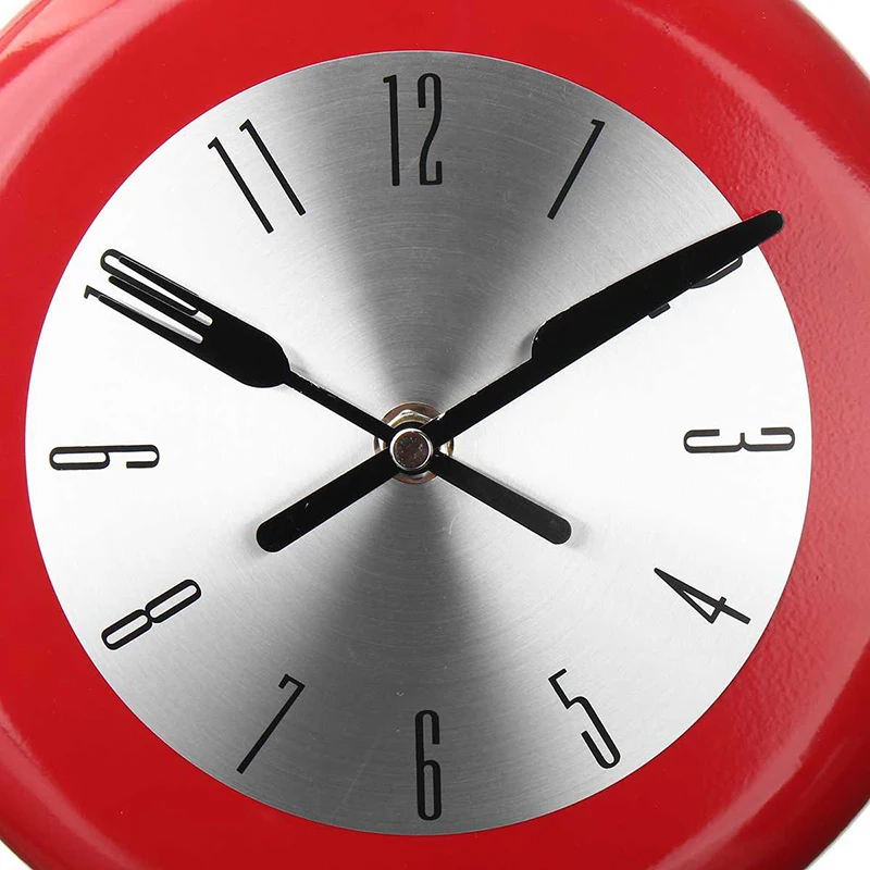 QMJHVX модная металлическая сковорода настенные часы для гостиной Кабинета