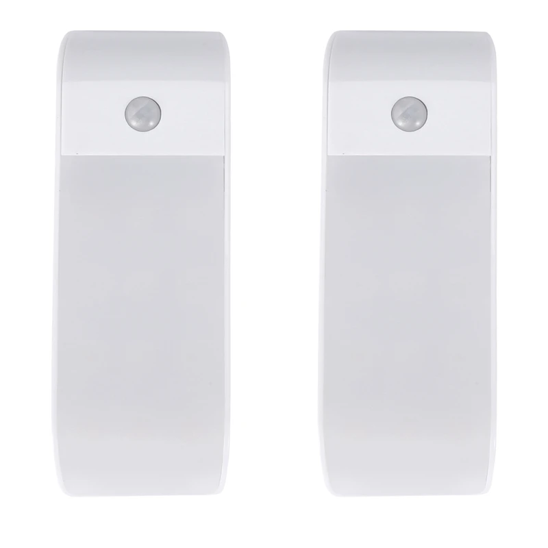 

Motion Sensor Light, [2 Pack] Cupboard Night Light, USB Rechargeable Battery Powered Light with 24 LED, Removable Magnetic Strip