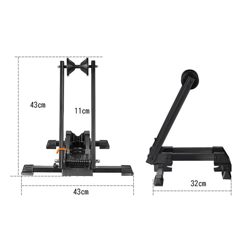 Портативный двухполюсный стояночный стеллаж для велосипеда фиксирующая рама