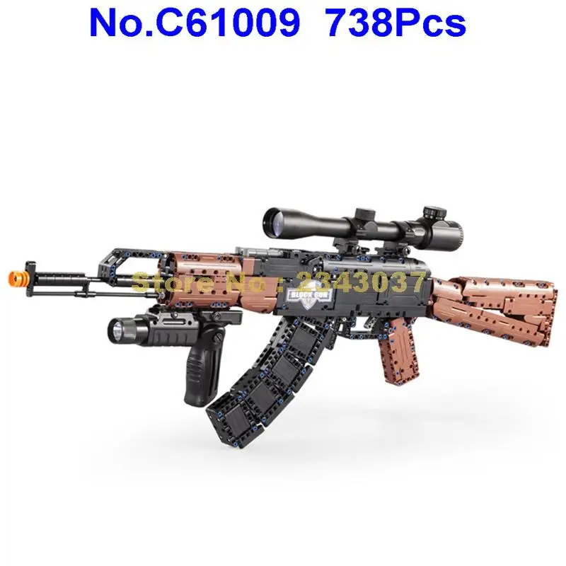 C61009 738 шт. милитари мягкие пули Ak47 Штурмовая винтовка пистолет телескоп