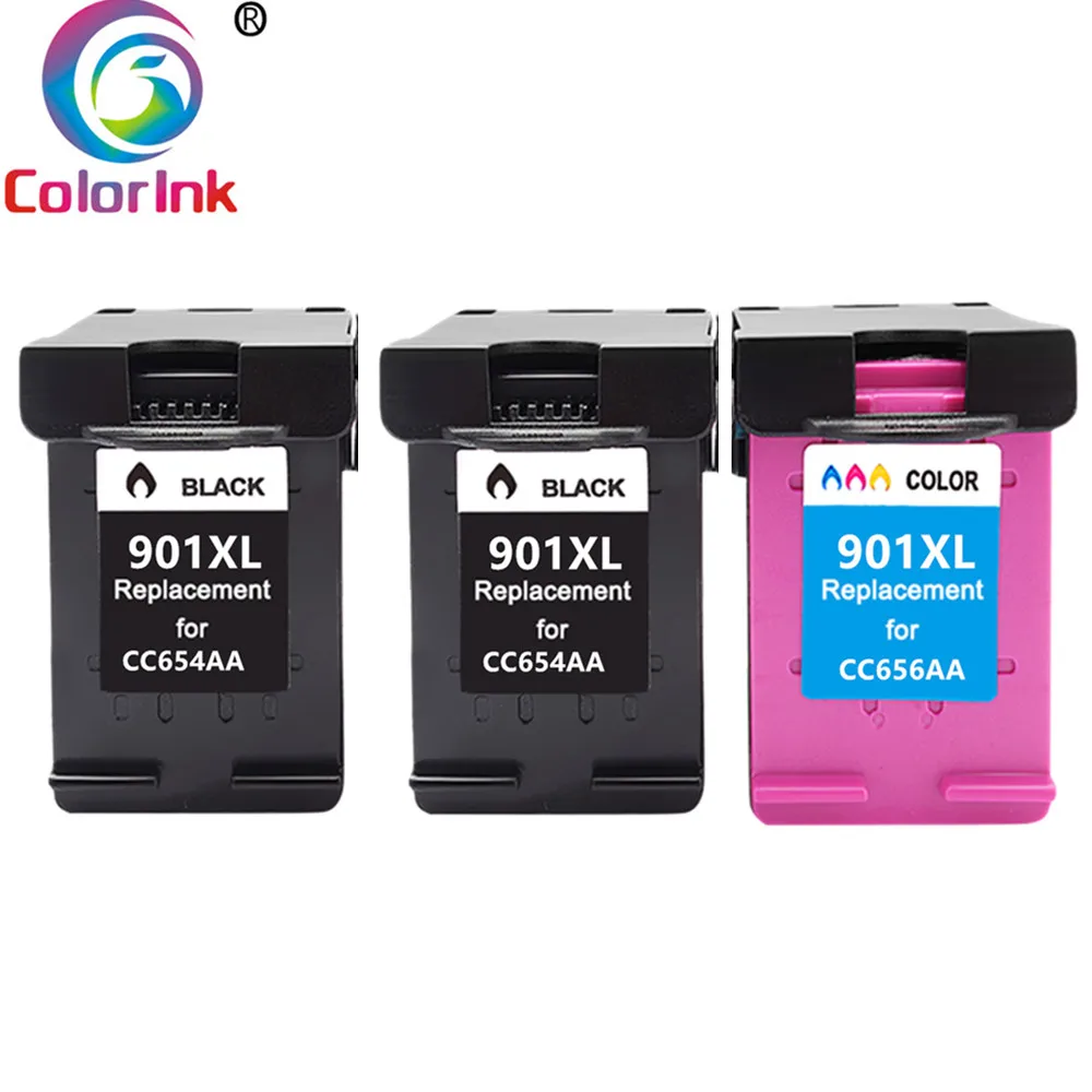 Картридж ColoInk 901XL совместимый для hp 901 xl hp901 чернильный картридж Officejet 4500 J4500 J4540 J4550