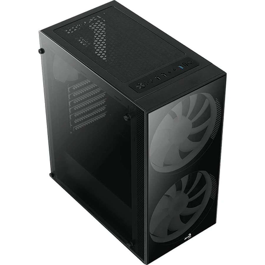 Корпус MidiTower Aerocool Python (ATX/micro ATX/mini ITX без БП Tempered Glass) (4718009158689)|Корпуса для