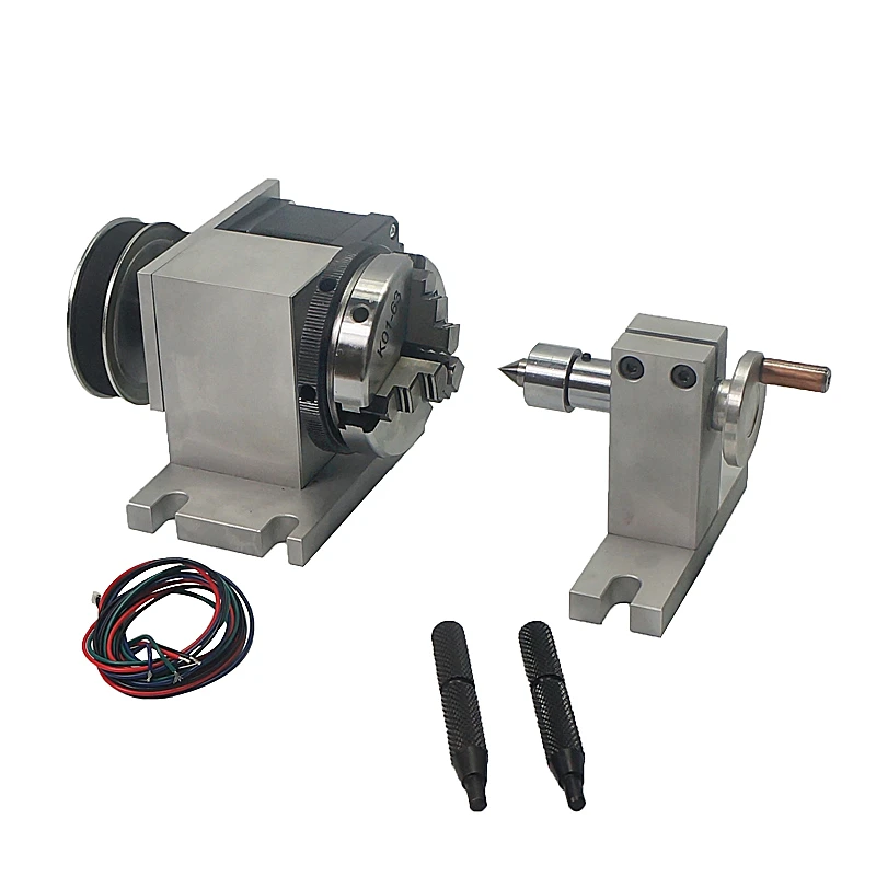 Задняя часть с ЧПУ и 4-я ось вращения патроном 65 мм | Инструменты