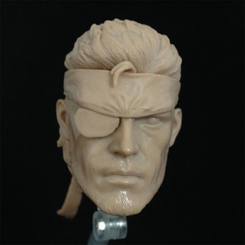 

In Stock 1/6 Scale Un-painted Male Figure Accessory Snake Head Sculpt Carved Model for 12'' Action Figure Body
