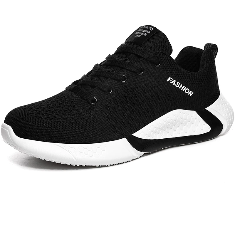 Мягкие мужские кроссовки на толстой подошве Нескользящие дышащие спортивные