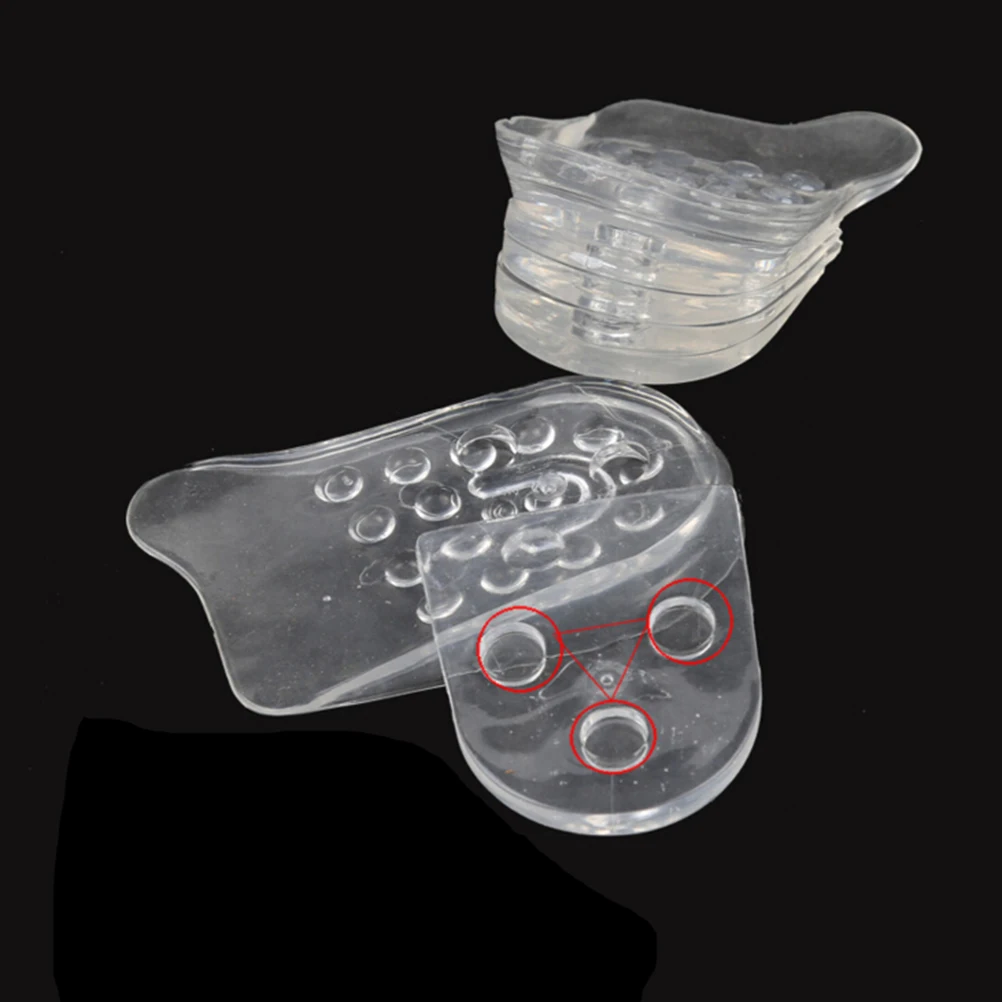 

1 пара 5 слоев Регулируемый более высокий Стельки силиконовые гелевые вставки Лифт обувные колодки, визуально увеличивающая рост; Удобная п...