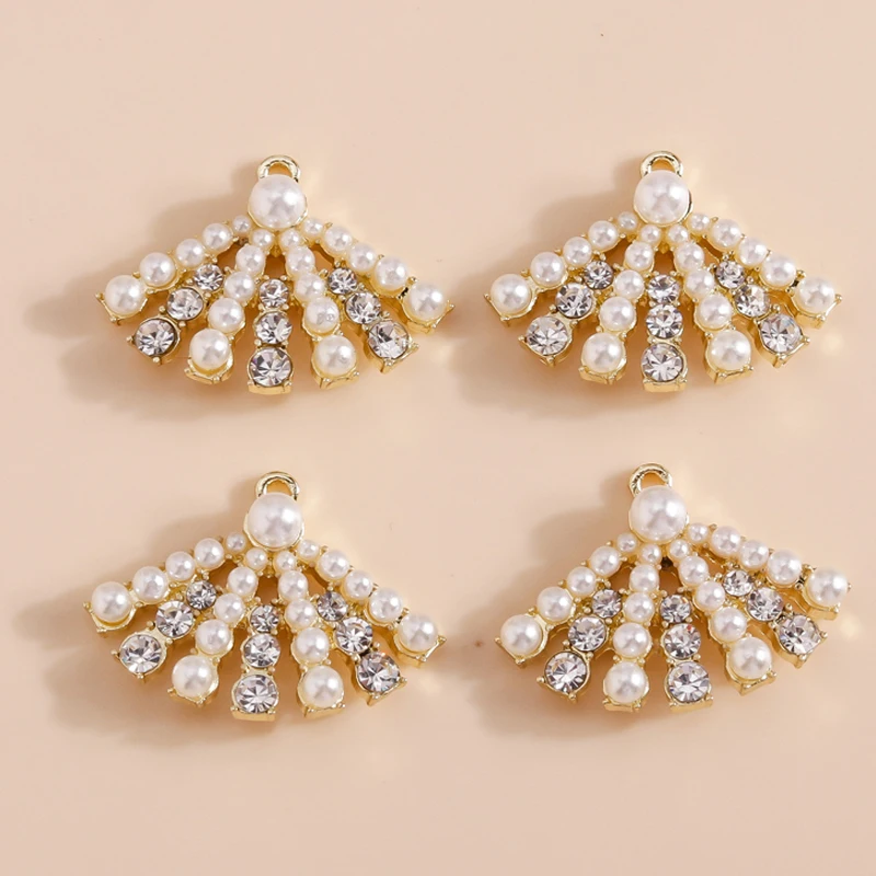 4 шт. отличные жемчужные подвески в виде ракушек для изготовления ювелирных