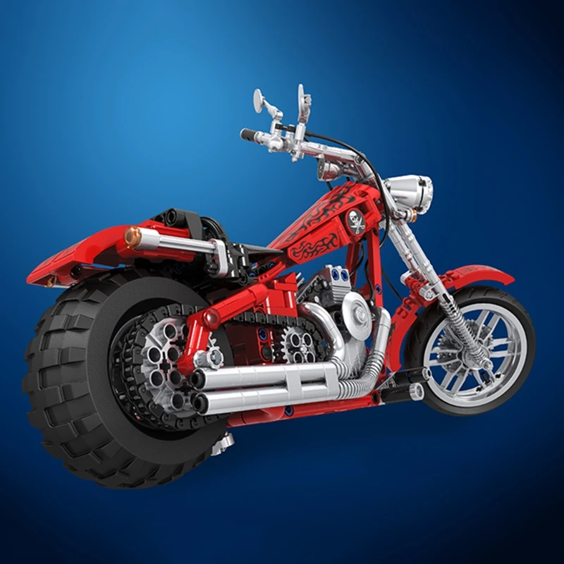

Cruising Education Assembly Motorcycle Kits, Motorbikes Construction Particles Set for Scooter Lovers