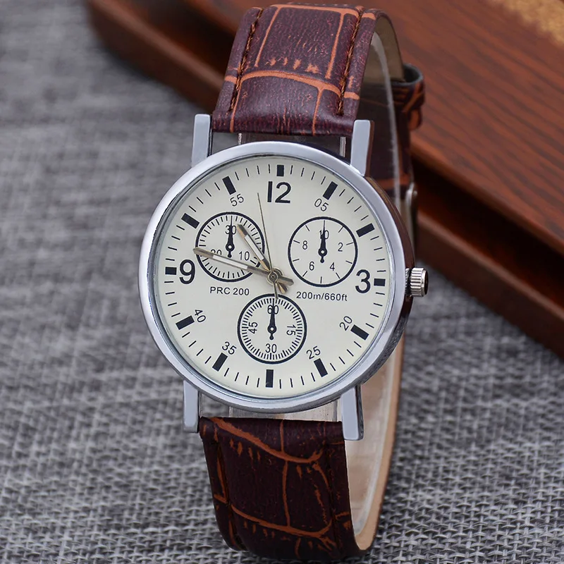 Модные Повседневные Популярные стильные спортивные наручные часы с тремя