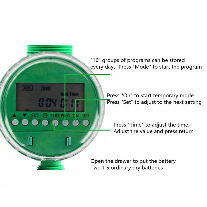 

Automatic Irrigation Controller Garden Sprinkler Faucet Valve Smart Watering Machine Agricultural Gardening Tools No Battery