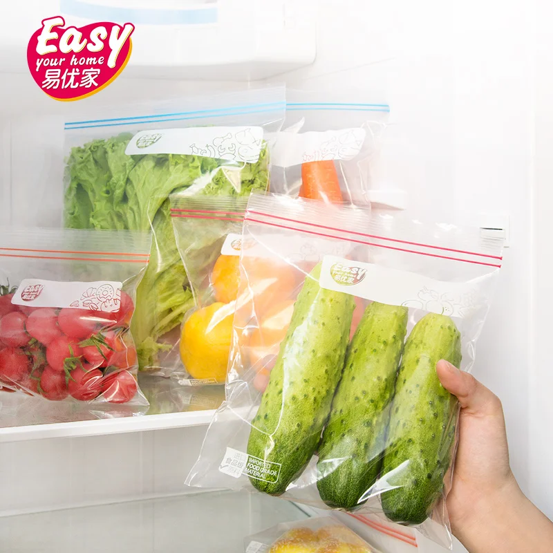 Пищевой многоразовый пластиковый морозильник свежий пакет для пищевых