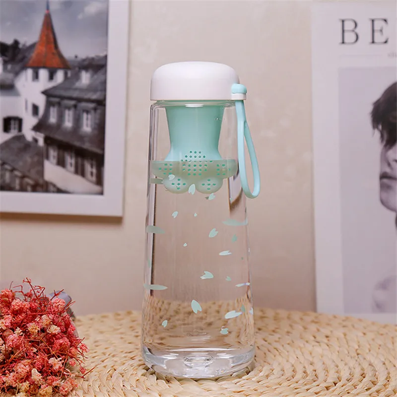 550 мл креативные милые кошачьи когти с чайным фильтром пластиковая чашка Kawaii