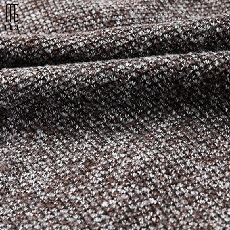 Мужской повседневный трикотажный кардиган Manoswe теплый плотный приталенный