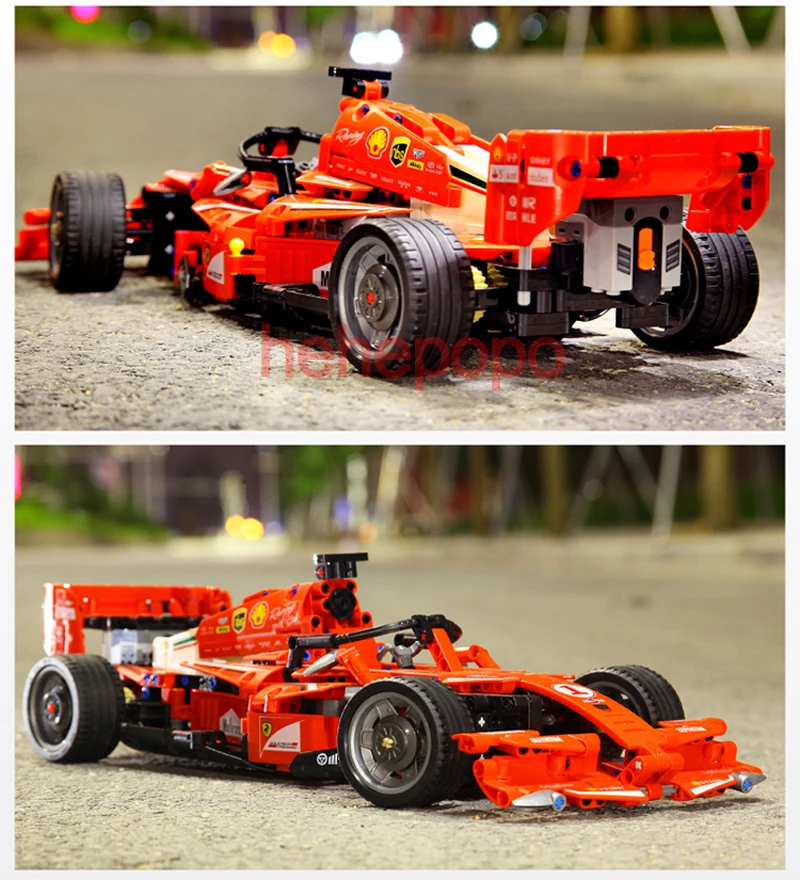 Le Technic Going F1 RC гоночный автомобиль силовой двигатель строительные блоки Супер спортивный гонщик электрический автомобиль кирпичи игрушки подарки для детей