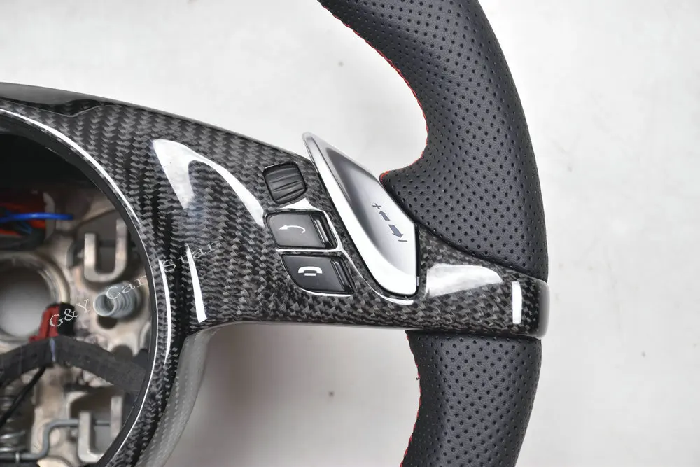 Индивидуальное 100% углеродное волокно Автомобильное рулевое колесо для Porsche Cayenne