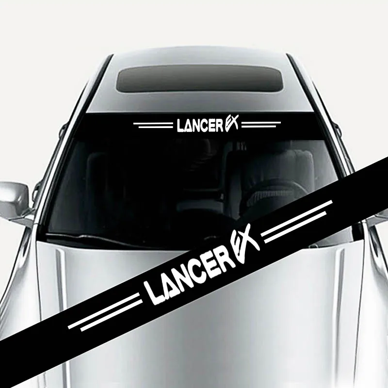 

Car Stickers For Mitsubishi Lancer EX Front Windshield Prevent Sunlight Reflection Decoration Decals Car Accessories