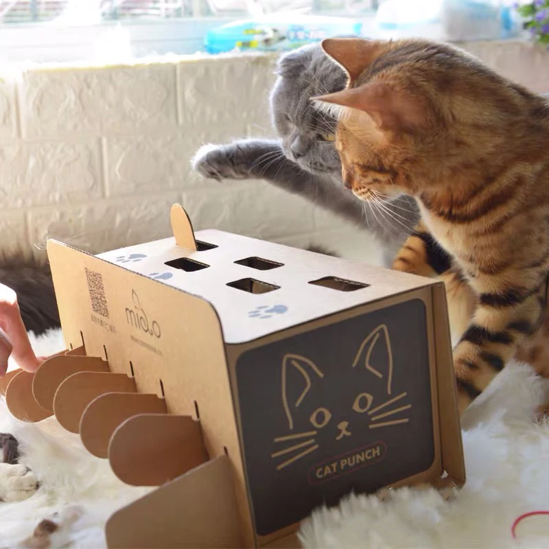 

Corrugated Paper Groundhog Pet Cat Toy Interactive Gifts ToysPlaying Toy For Pet Supplies