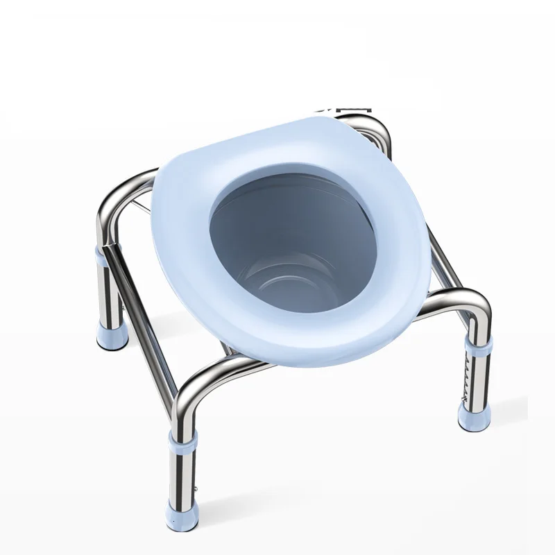 Беременная женщина Нержавеющая сталь сидеть туалетный стул пожилых людей