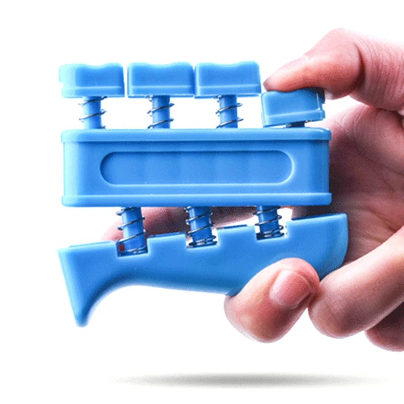 

2X Hand Gripper Muscle Recovery Rehabilitation Finger Muscle Grip Strength Training Gym Tool Blue & Orange