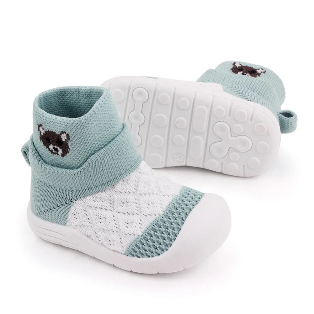 Zapatos de calcet&iacute;n antideslizantes para beb&eacute;, zapatillas transpirables de suela suave para ni&ntilde;a y ni&ntilde;o, zapatos informales para ni&ntilde;o-1