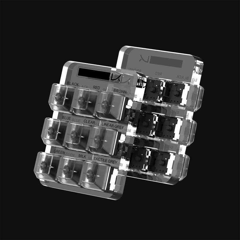 

Transparent Lettering Keycaps Testing Tool Cherry 9 MX Switches Keyboard Tester