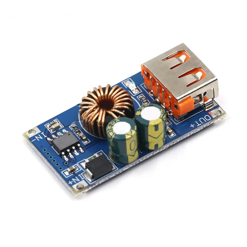 

USB DC Step-Down Module 12V 24V To QC2.0 QC3.0 Fast Charge Mobile Phone Charging Board