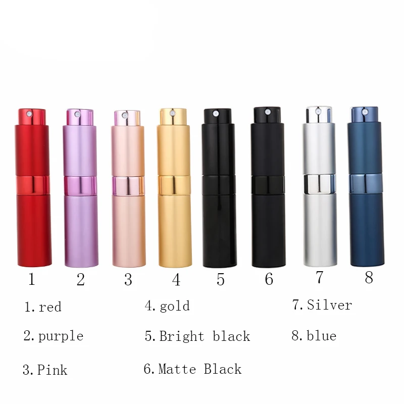 

nbyaic 1pcs high-end perfume bottle8ml 15mlportable rotary sub-bottling glass liner spray empty bottle travel small spray bottle