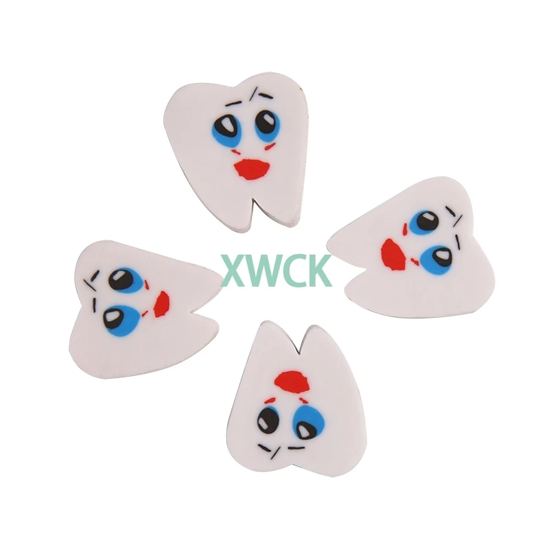 20 шт./пакет для отбеливания зубов в форме коренного зуба зуб резиновые ластики