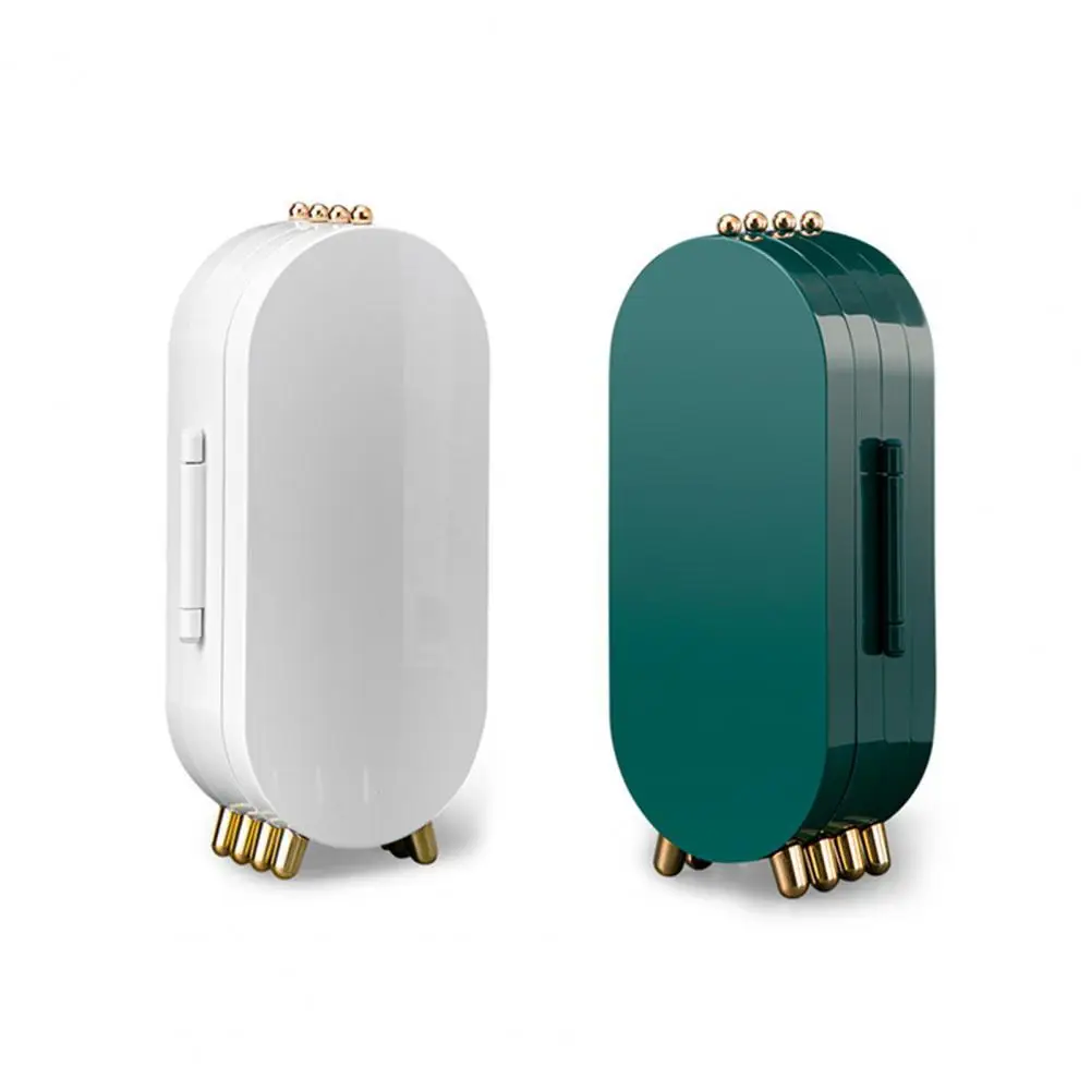 

50%HOT Jewelry Holder Folding Multi-compartment High Quality ABS PS Household Necklace Display Shelf for Home