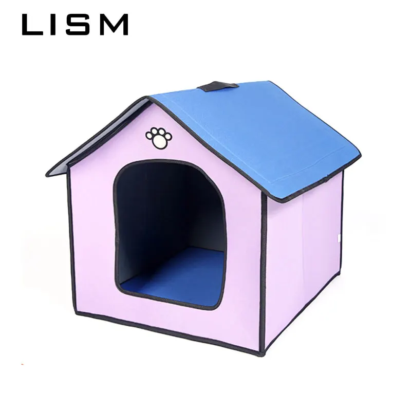 Уличный домик для собак мягкая кровать складная водонепроницаемая палатка