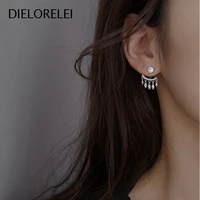 dielorelei 925 sterling silver for women temperament eliminates metal allergies minimalist dangle drop earrings jewelry