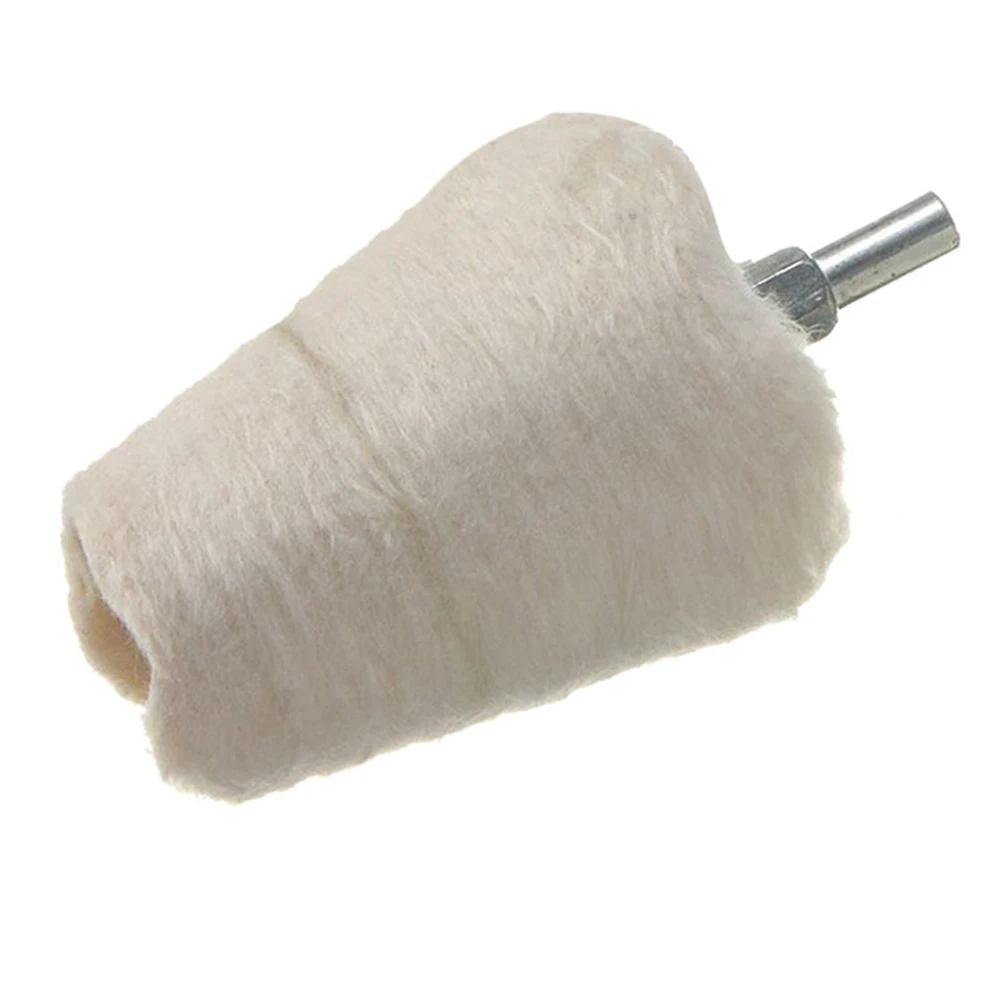 

6pcs Removal With Shank Tool Easy Apply Rotary Accessories Abrasive Buffing Portable Car Polishing Wheel Mini White Cloth