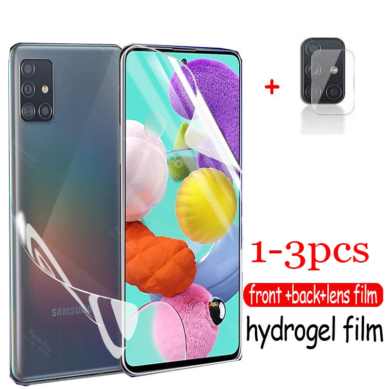 Гидрогелевая пленка для объектива камеры Samsung Galaxy a51 a71 a21s Защитная экрана s20 fe A12 a31