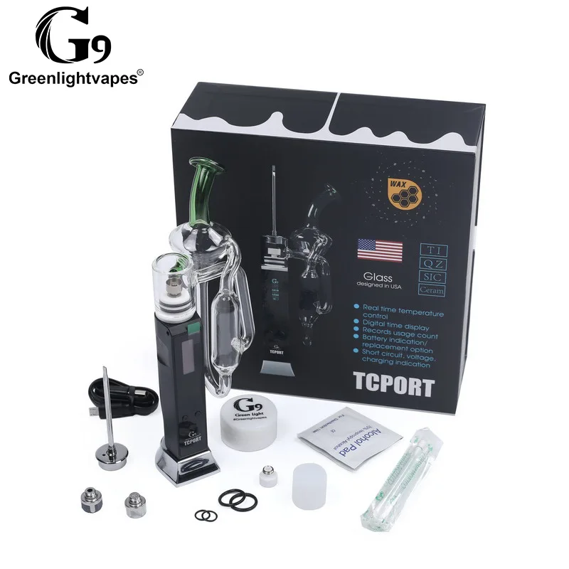 Greenlightvapes G9 TC порт Enail контроль температуры концентрат воска масляный комплект со