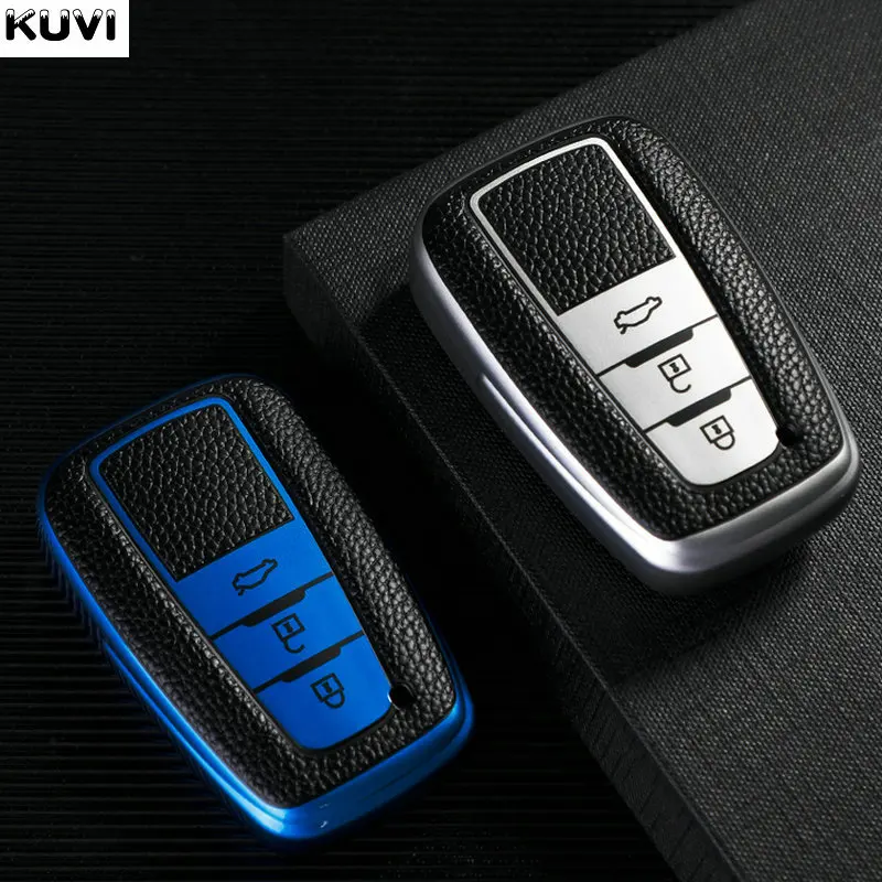 Кожаный чехол из ТПУ для автомобильного ключа с дистанционным управлением