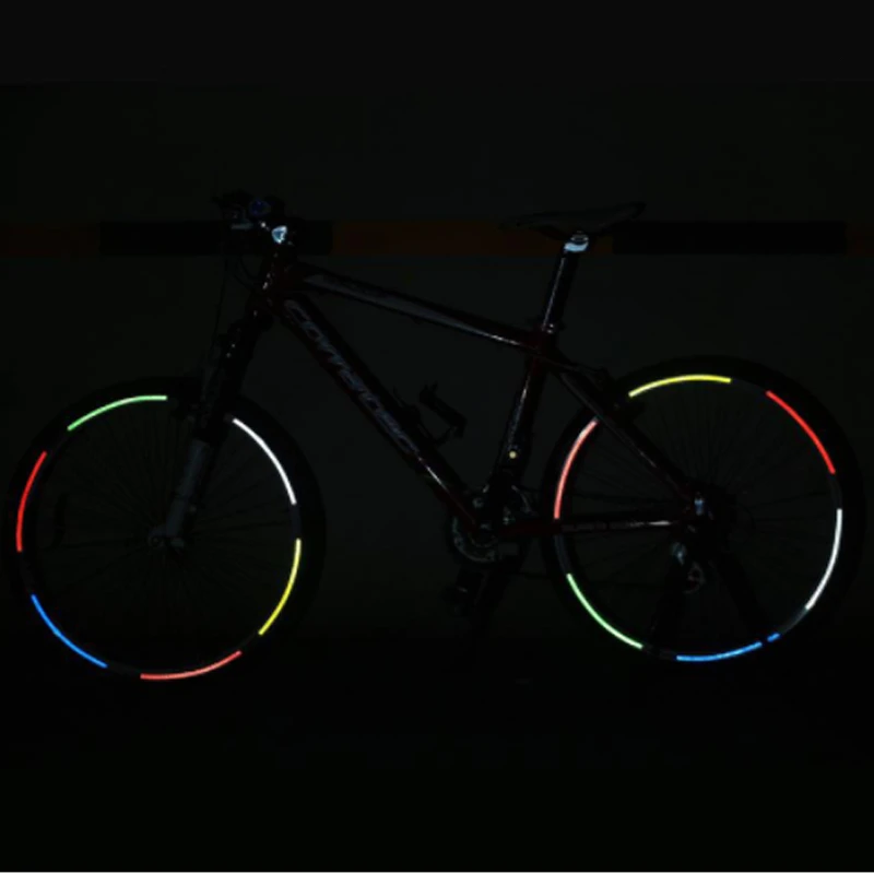 Светоотражающая лента Флуоресцентные MTB велосипедные светоотражающие наклейки