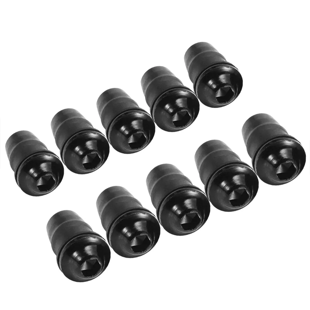 

10pcs Motorcycle M5 5mm Metric Rubber Windshield Fairing Nut Windshield Screw Used Motorcycle Windshield Fairing Fairing Etc