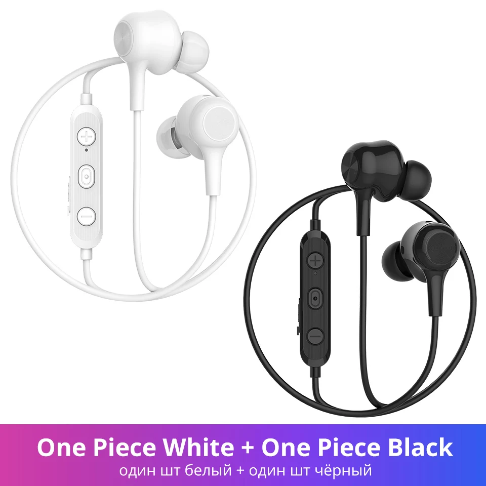 One Black One White Langsdom L17 беспроводные наушники Bluetooth 5,0 наушники для телефона iPhone гарнитура с магнитами вкладыши с микрофоном стерео Bluetooth наушники - Цвет: One Black One White
