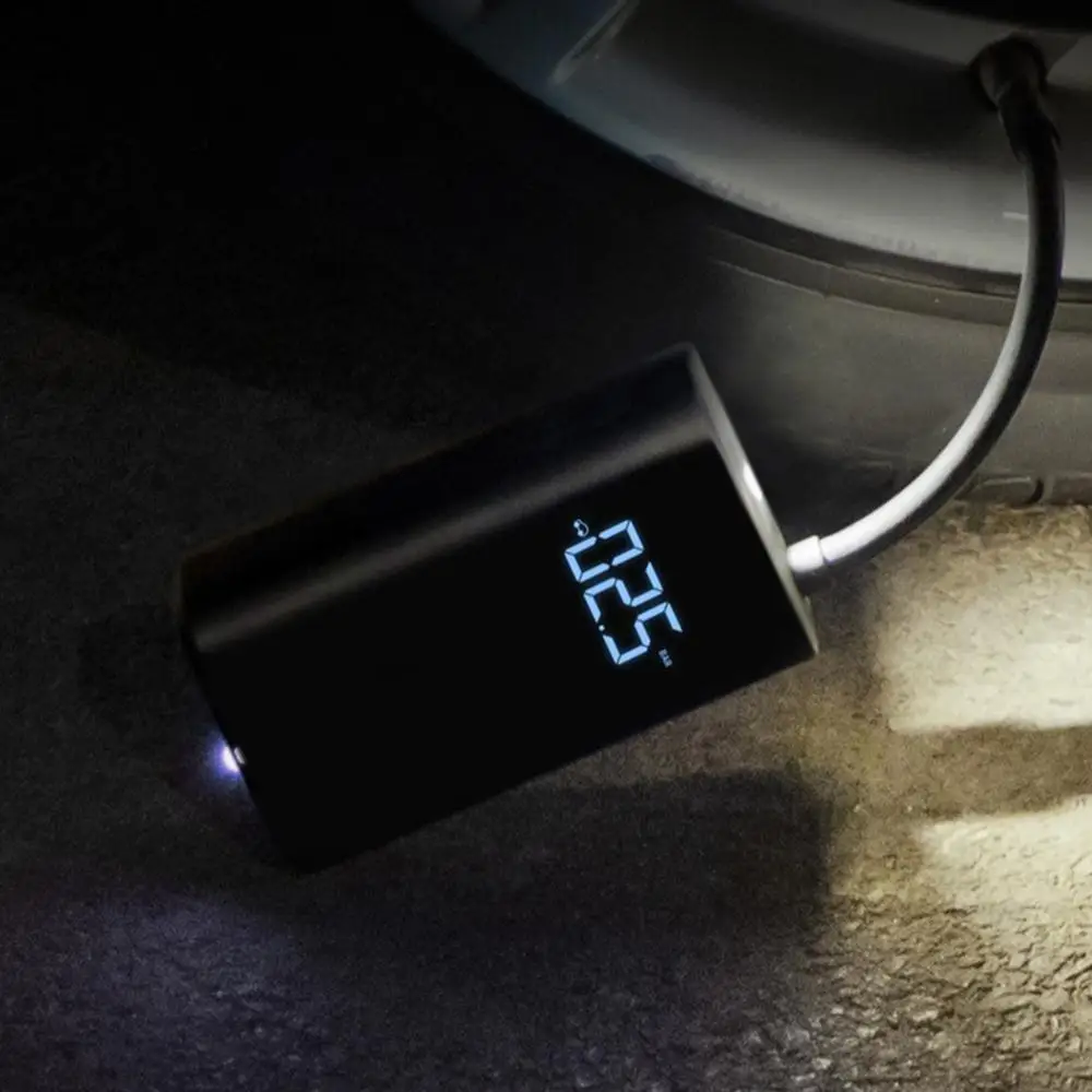 Xiaomi Mijia Портативный Умный Цифровой датчик давления в шинах электрический насос для Мопед мотоцикл автомобиль футбол