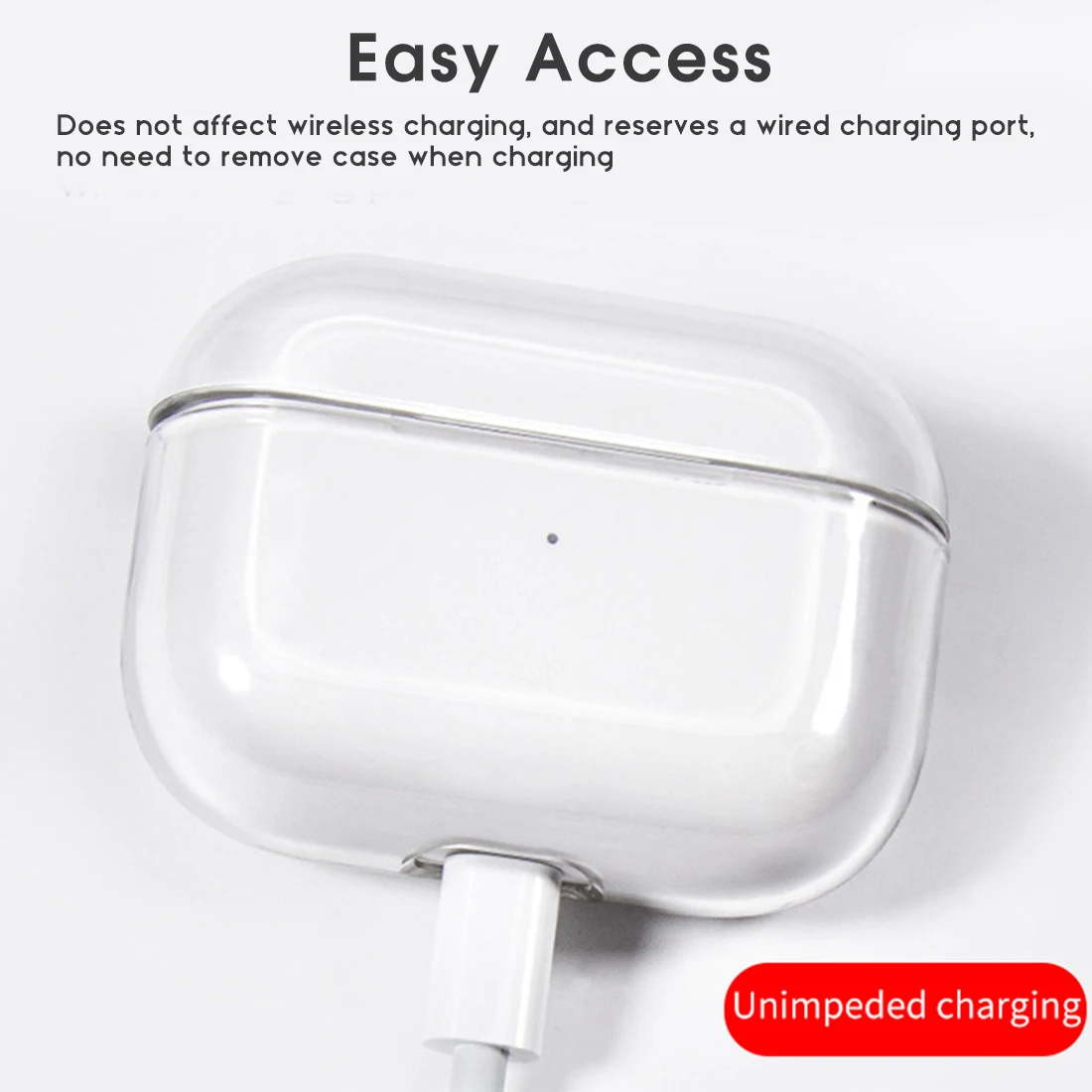 JINSERTA, прозрачный чехол для Airpods Pro, Жесткий Чехол для ПК, защитный чехол для Airpods 3, зарядное устройство, аксессуары, Прямая поставка