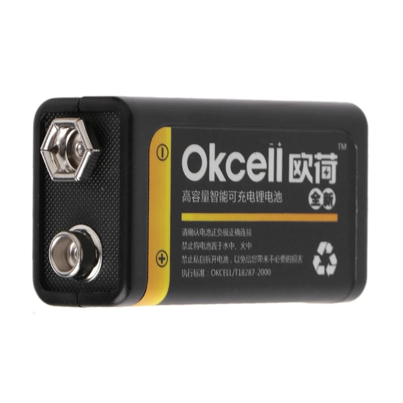 Аккумуляторная батарея Lipo с Micro USB 9 В 800 мАч для мультиметра микрофона